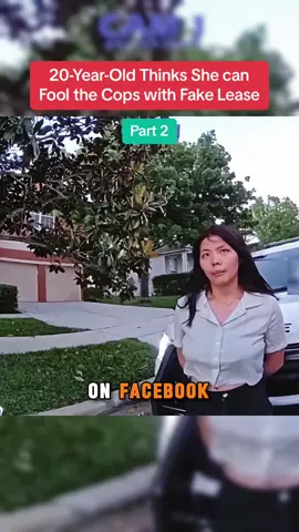 20-Year-Old Thinks She can Fool the Cops with Fake Lease 