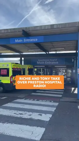 What a day! Richie and Tony did a Preston Hospital Radio takeover today! 🧡 #R2InThePark #Preston #hospitalradio #richieanderson #tonyblackburn 