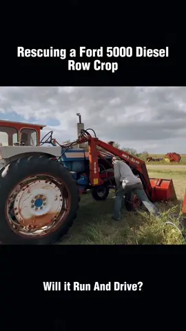 Will It Run Ford 5000 Diesel Row Crop?#recovery #restoration #engine #willitrun #old #truck #repair #tractor #tiktok #fyp 