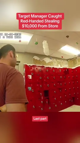 Target Manager Caught Red-Handed Stealing $10,000 From Store #cops #police #viral #crimestories #crime 