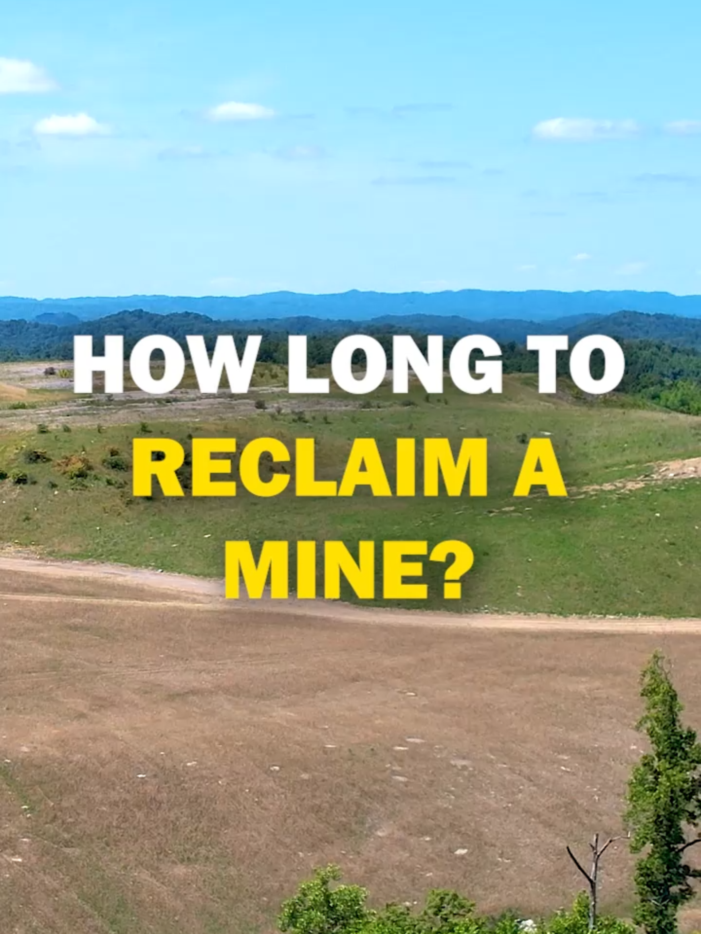 How Long To Reclaim An Open-Pit Mine? #openpit #mining #reclamation #openpitmining