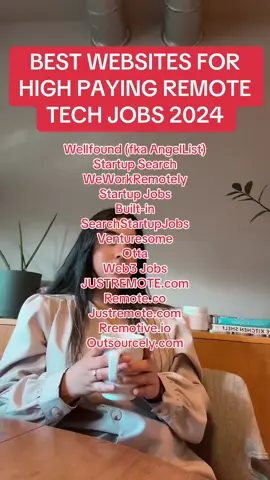 Best job sites for high paying remote tech jobs  #jobsearch  #jobsearchtips #jobapplication #Tech #techtok #techsales #careersintech 