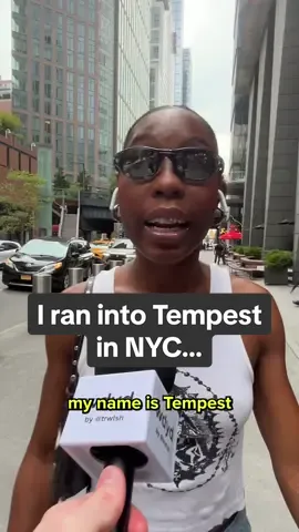What does @Yeaimtempest do for a living? #whatdoyoudoforaliving #tempest #singer #songwriter #newmusic #interview #nyc 