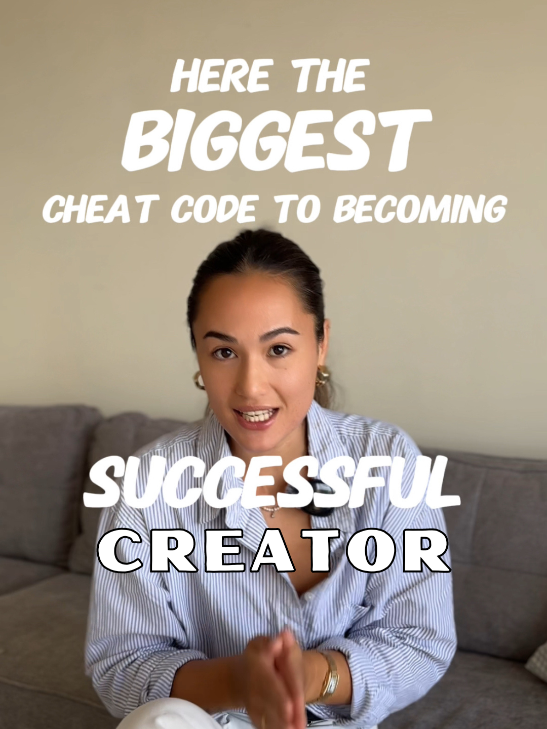 Here's the biggest cheat code to becoming a successful content creator!! #creatortips #creatorinsights #socialmediatips