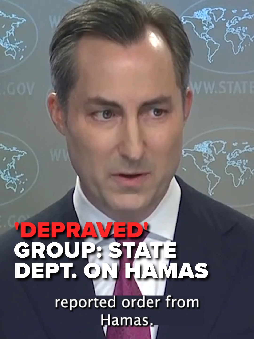State Department Spokesperson Matt Miller called Hamas a 'depraved' group when describing how they would rather execute than release their hostages. Click the link in our bio to learn more. #gaza #hamas #israelpalestine #hostages