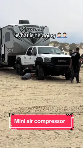 Best mini air compressor to have for any bad situation ##air##aircompressor##flat##flattire##stuck##tiktokmademebuyit##beach##compressor##tiktokshop