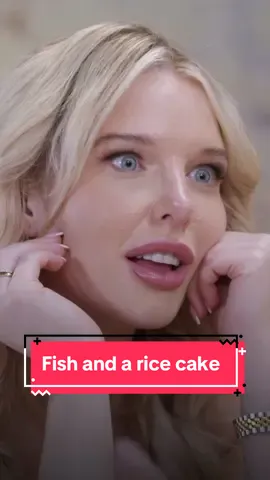 I heard that on a cheat day he has rice and a fishcake 😂 #CelebsGoDating 