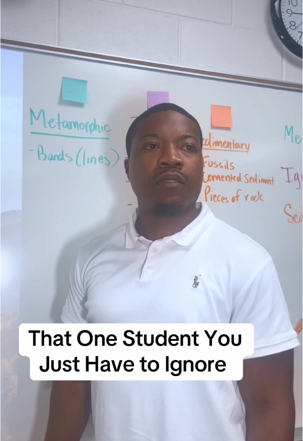 Even the kids know not to engage. Just keep moving on with the lesson 🤷🏿‍♂️ #teacher #middleschool #teachersoftiktok 