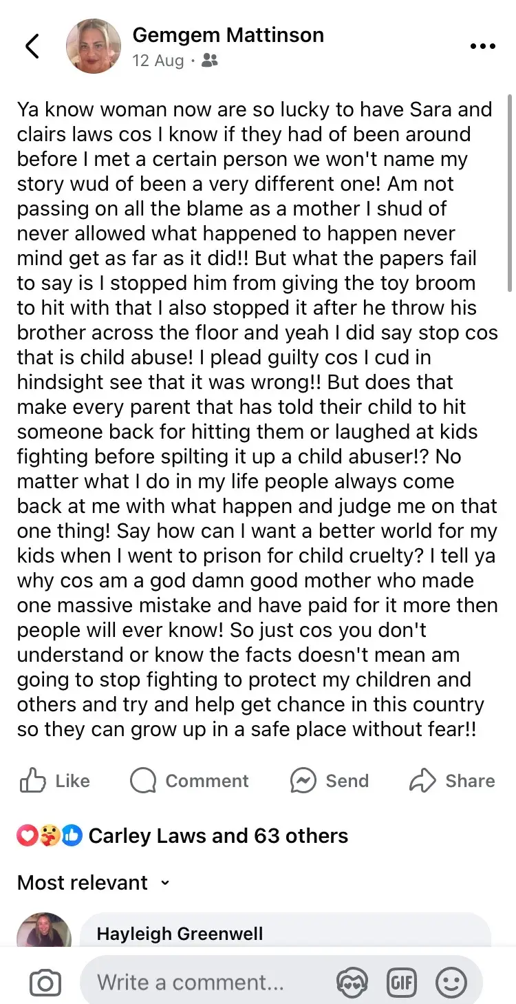 Am going to put this on my tiktok and pin it as cant find the video i done.. but if anyone wants to hear my side of the story its here for all to see.. 