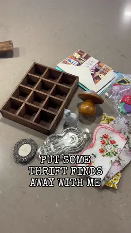 Come put some thrift finds away with me! It's time again to style, store, and organize my thrift finds! ••••••• #thrifting #thrift #thrifties #thriftie #thrifteddecor #thriftfinds #thrifter #vintage #fyp #thrifthaul #organization #organizedhome #styling #styled #thrifttok #organize #organizingtiktok #organizewithme #organizationtiktok 