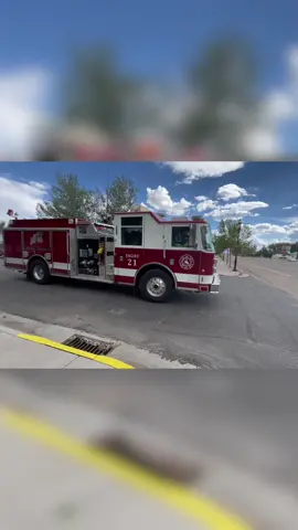 BVFD Engine 21 Responding to a Semi Fire  #fire #ems #firefighter #firedept #firedepartment #firetruck #fyp #viral #foryou #foryoupage 