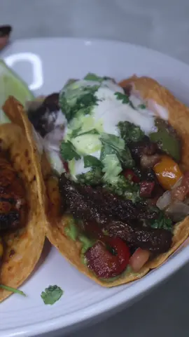 Vegan Steak Fajitas 🌮🍋‍🟩  So quick & easy to make! Flavor on top of flavor! Just delicious 😋  I used sliced portobello & shiitake mushrooms 🍄  I also made some tempeh & soy curls. I used the same marinade for all of them.  Marinade: Vegan worcestershire sauce  Steak sauce Liquid smoke  Lime juice  Fajita sauce(optional) Your favorite fajita seasoning or try my homemade taco seasoning, just add more Cumin. Recipe On My Page!  For the Peppers: Red, green & yellow. Yellow Onions(I would have used purple also, but I didn't have any 🤷🏾‍♀️) Just use your favorite fajita seasoning  Lime juice Vegan worcestershire sauce  Fajita sauce(optional)  I used keto friendly tortillas. Use whatever tortillas you like.  I used Guacamole(I have a recipe on my page), salsa, chimichurri(recipe on my page), vegan sour cream, cilantro & Avocado hot sauce. Serve with rice, beans, or make a fajita bowl! Enjoy 💜  . . . . . . #fajitas #steak #steakfajitas #tacotuesday #mushrooms #tempeh #Tortillas #vegan #plantbased #cherrishusvegan #veganrecipes #easy #delicious #recipes #peppers #onion #tacos #recipesoftiktok 