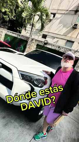 Donde estas David? #onthisday #drobayi #dondeestascarlos #humor #risas #david #toyota 