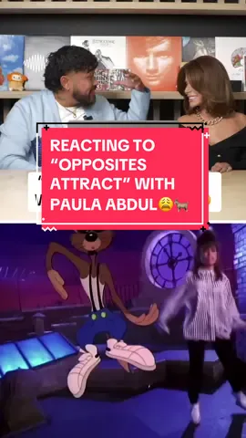 How many of you remember this iconic #Paulaabdul song and music video?! 😍  Full reaction to “Opposites Attract” on YT / Much with @Paula Abdul & @tedddles  