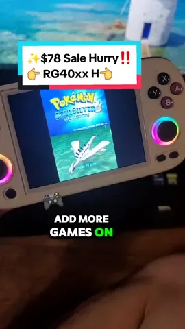 Replying to @magikartmart Sale for my favorite emulator to play old school retro games. #emulator #Rg40xxH #handheldgaming #90skids #nostalgia #retrogaming #retrogames #fyp #anbernic #anbernicrg40xxh 