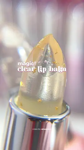 balik lagi ni tren clear lip balm yg ada color-changing😍🍧berbeda dari lip balm pada umumnya yg satu ini formulanya ringan bangettt feelsnya kaya ga pake apa-apa di bibir😳 #lipbalm #lipcare #swatches #unboxing 