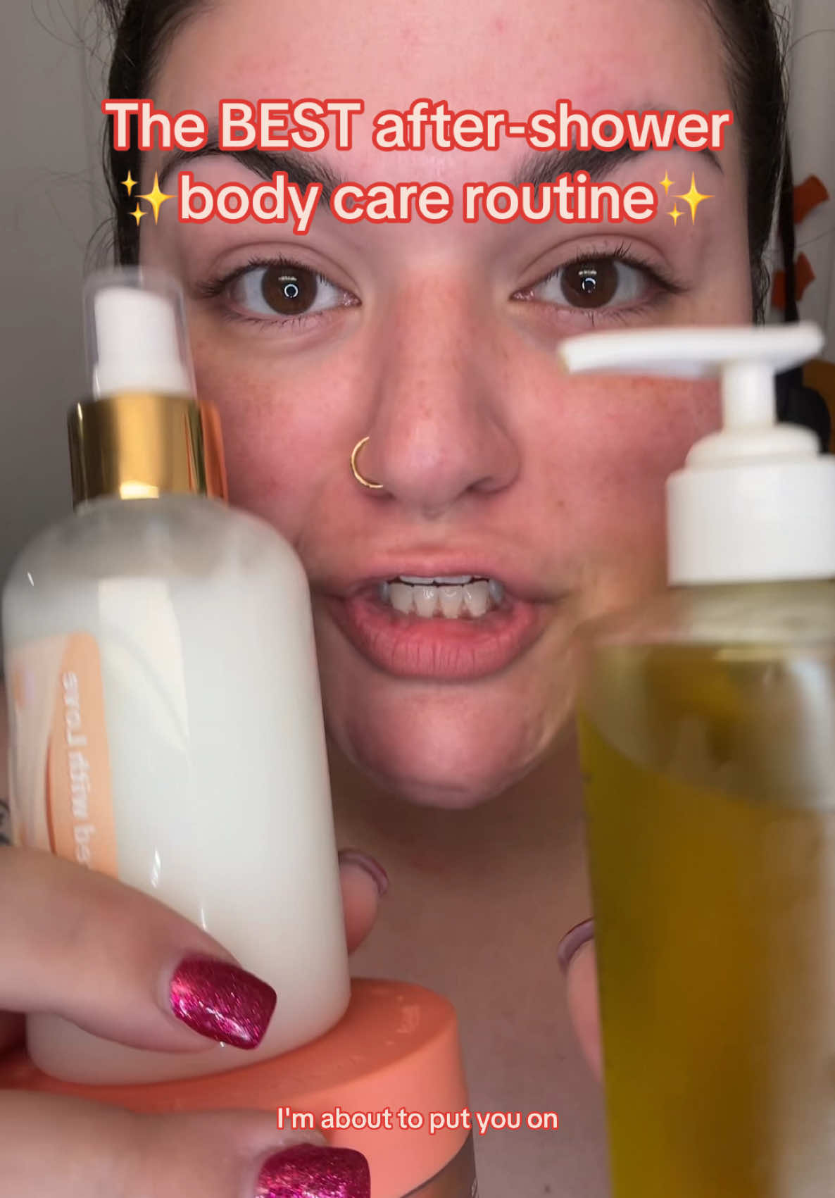 TRY THIS AFTER SHOWER ROUTINE AND THANK ME LATER 😏  #aftershowerroutine #bodycareroutine #bodycare #bodyroutine #bodycaretok #fyp #foryou #viral #kopari #bodymilk #bodyoil 