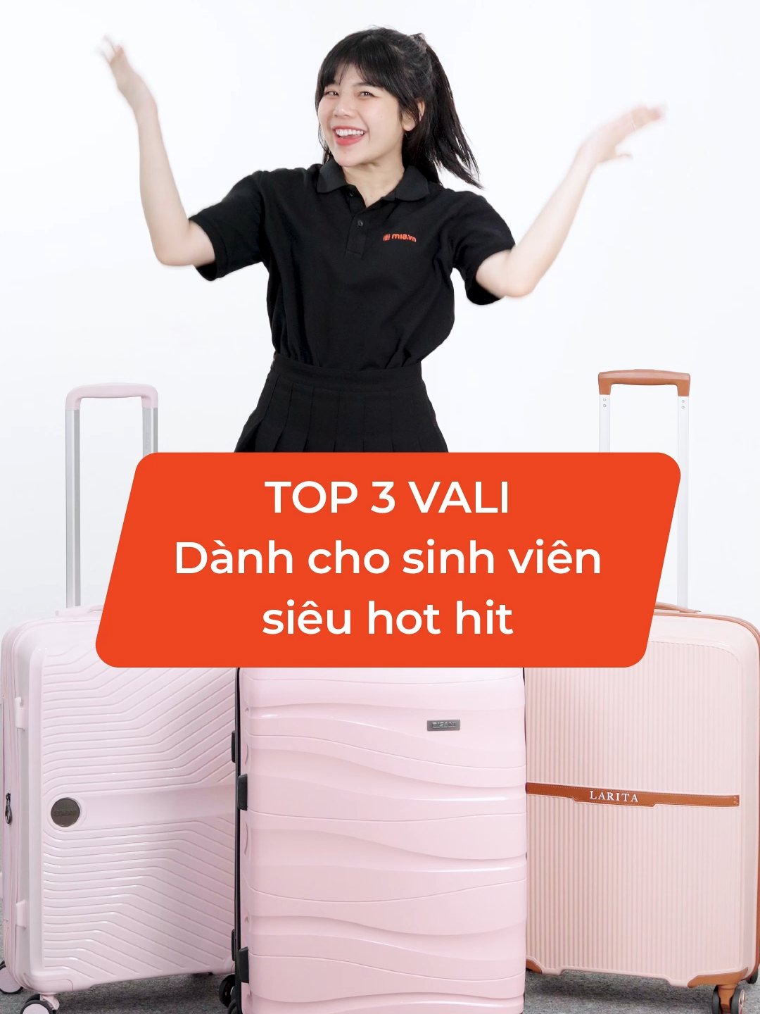 Gọi ý top 3 mẫu vali cực hot của MIAvn cho các bạn tân sinh viên đây. Ghé MIAvn ngay để không bỏ lỡ items yêu thích nha #miavn #vali