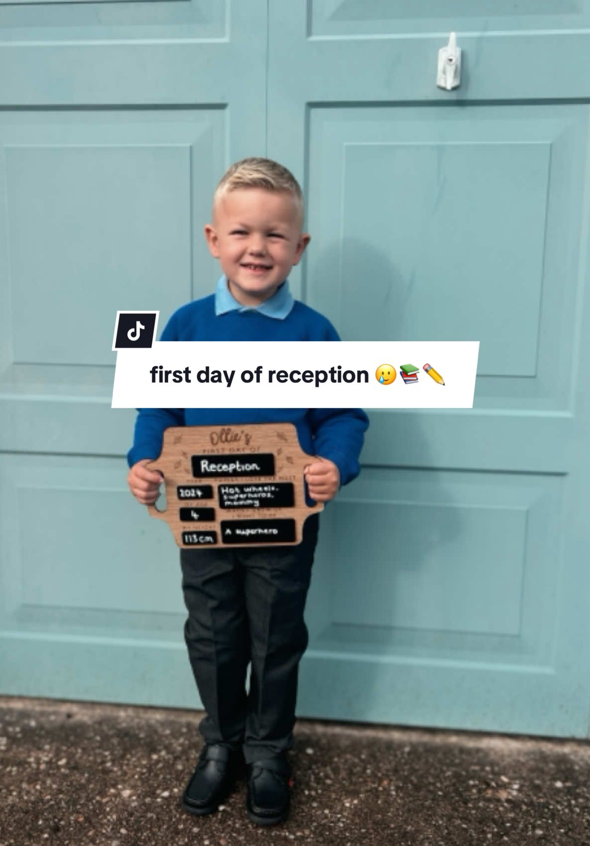 Sobbing this morning .. go smash it, my big boy 🩵 #fyp #mumsoftiktok #youngmom #specialneedsmom #disabilitytiktok #firstdayofschool #reception 