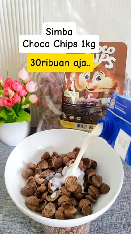 Simba Choco Chips 1kg.. cocok untuk sarapan pagi/cemilan simpel #simbachocochips #chocochips #chocochipssimba #sereal #sarapansimpel #fyp  #viral #simba 