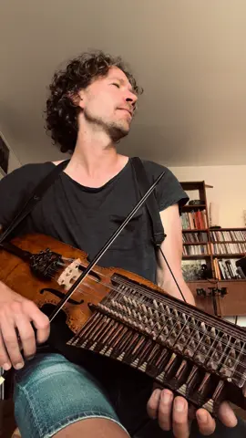 Bach gigue on Swedish Nyckelharpa #nyckelharpa #jsbach 