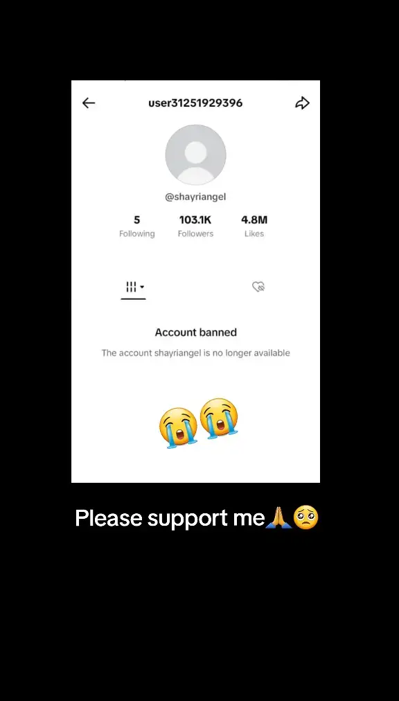 Tiktok Banned My Account @shayriangel (Maher's_creation✌️)😭😭😭 #foryou #foryoupage #viral #grow #fyp #explore #whotofollow #whattowatch #tiktok 