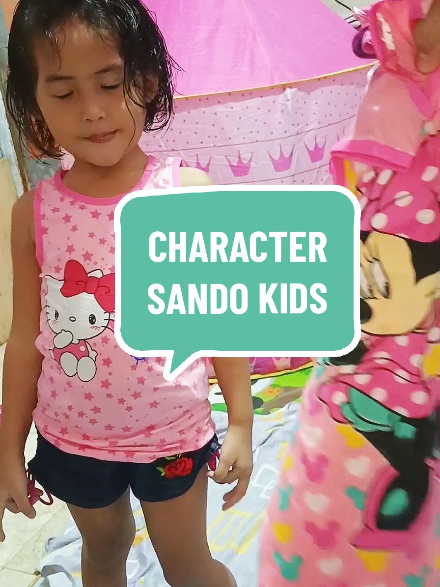 Character Sando kids girl #kidsgirlsando #kidssando #sando #fyp 