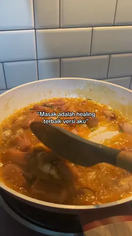 Gatau kenapa kalo masak itu bawaanya happy, walupun habis itu capek 😆 #healingterbaik 
