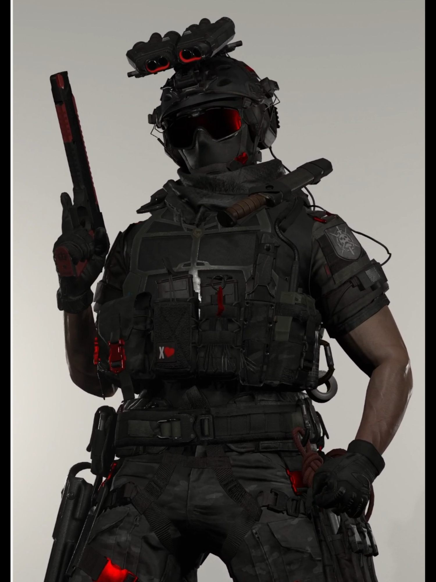 Private Avi Custom Commission for @chwey1432_vr All of this is using cod assets. Before you ask, No this is not a public, this is private avatar. Just wanna show it off. #vrchat #callofduty #fullbody