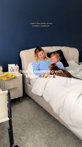 4 weeks to get her sleeping back in her own bed 🤪👶🏻🛌 #toddlersleep #cosleeping #babysleeptips #36weekspregnant #ukmum 