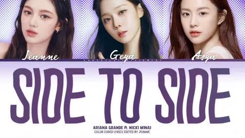 ི-•𝅄𝐗𝐎𝐍É𝐑𝐘 𝐄𝐍𝐓𝐄𝐑𝐓𝐀𝐈𝐍𝐌𝐄𝐍𝐓𝅄•-ྀ*        ✧ ׂ 𝅄 *SIDE TO SIDE COVER* 𝅄 ׂ✧ ⊱𝅄°• _COVER BY_•°  𝅄 ◍⁠ Jeanne (founder) ◍⁠ Geya (CEO) ◍⁠ Asya (Co CEO) #agensihalu #winter #danielle #goyounjung #sidetoside #arianagrande #nickyminaj #xonéryent 