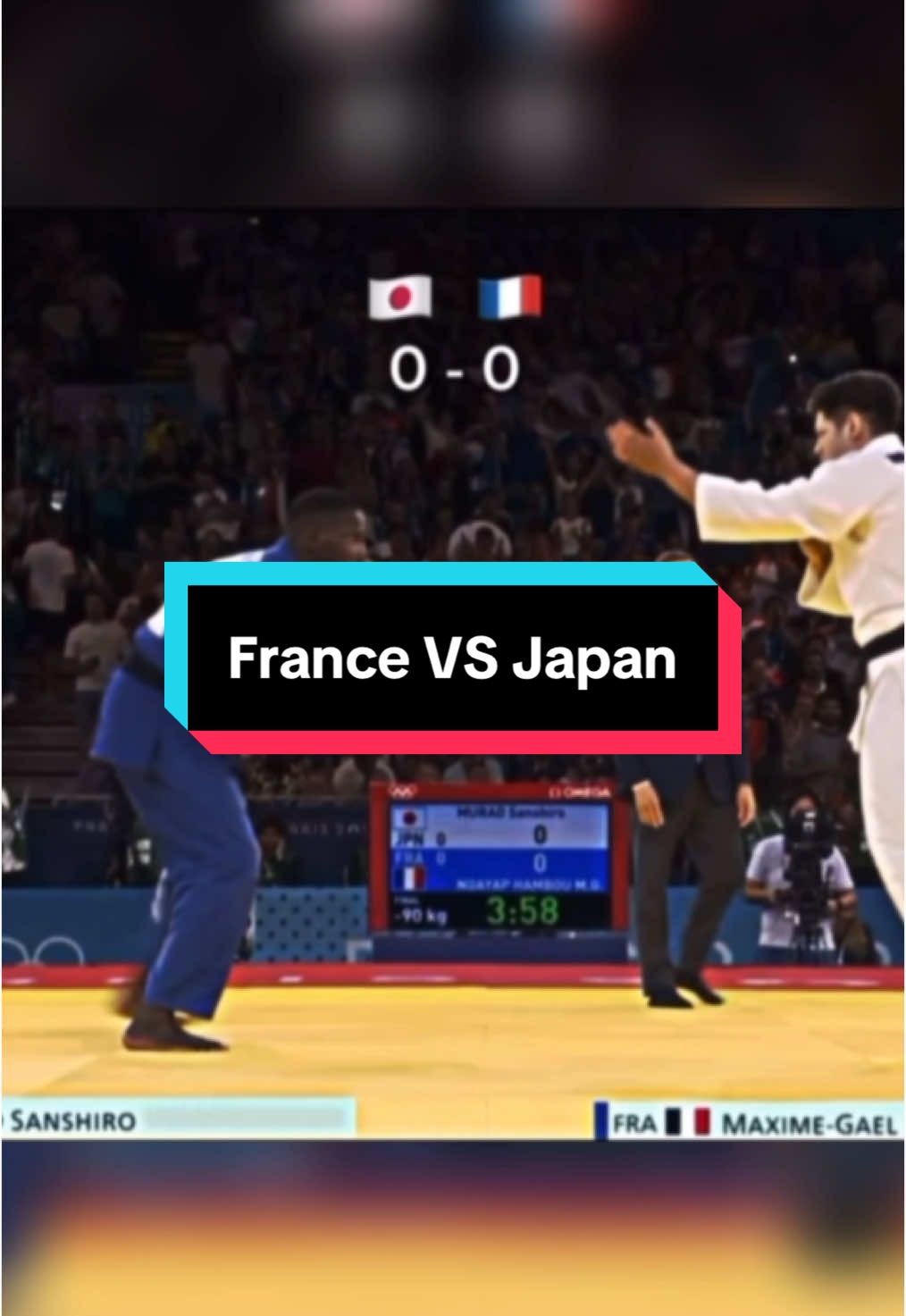 Judo olympics 2024 - France VS Japan #judo #olympics #jo2024 