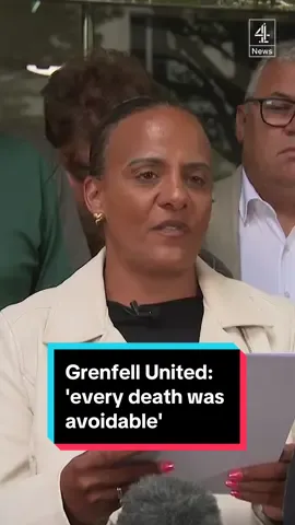 Grenfell United has called on Starmer and the police to 'deliver justice'. The campaign group of Grenfell survivors and bereaved families spoke today after the Grenfell inquiry was finally released adding 'we will never give up fighting for justice'. #Grenfell #GrenfellUnited #GrenfellTower #Channel4News