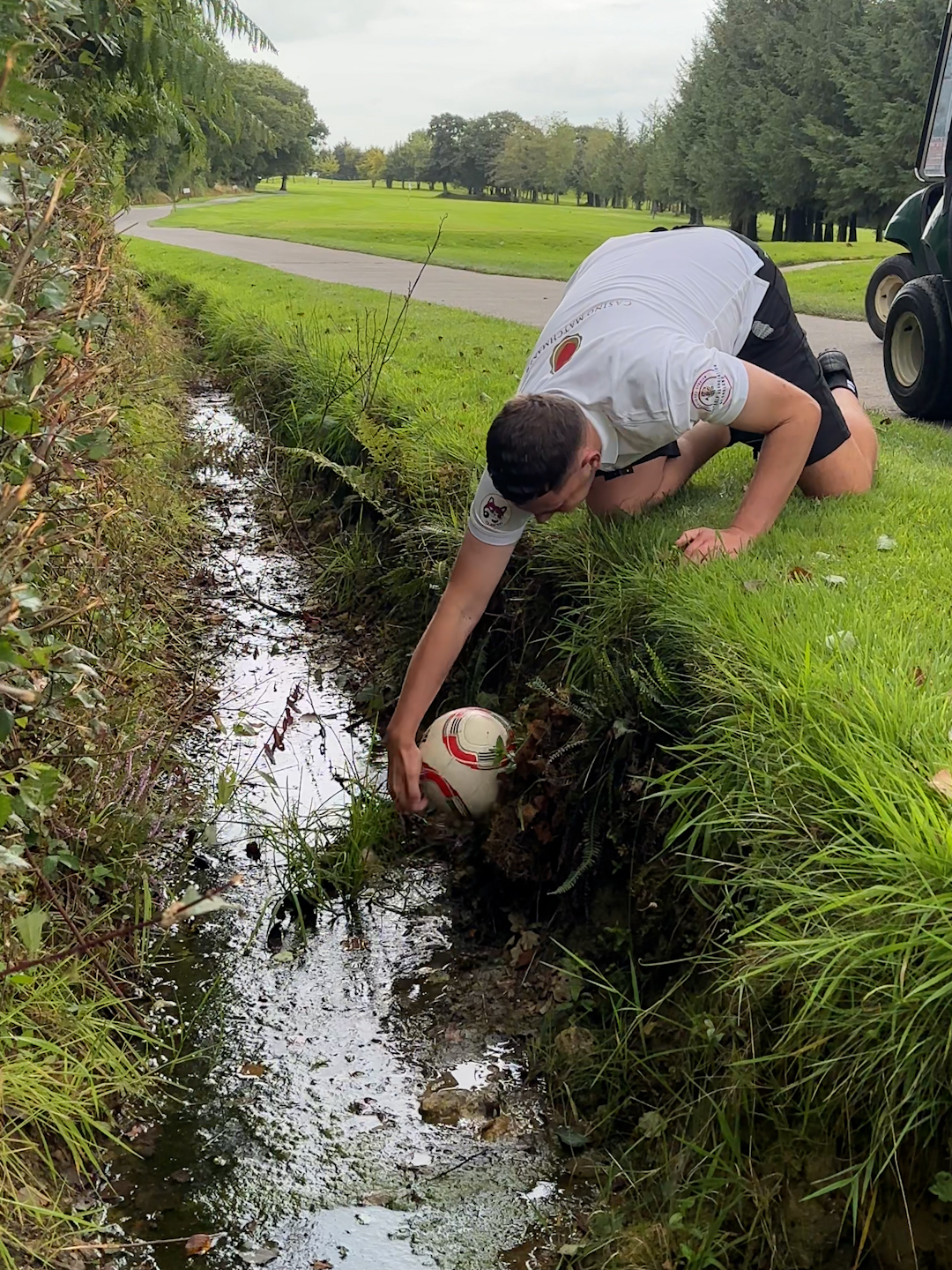 We paired up with a pro footgolfer to learn how to master this hybrid sport... ⛳️⚽️