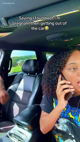 Saying l’m pregnant then leaving the car 🤣🤣 #fun #funny #funnyvideos #prank #funnyprank #scare #scary #couplegoals #fyp #viral #fail #scareprank #scarecam #funnymoments #jumpscare #haha #😂😂 