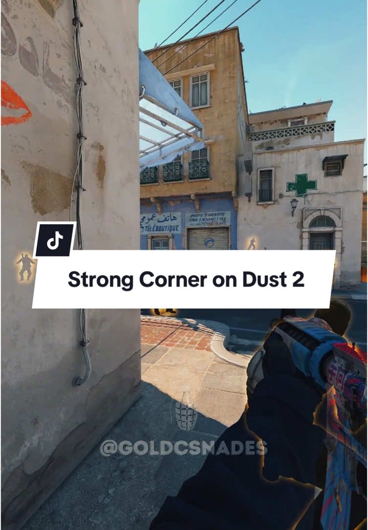 STRONG CORNER ON DUST 2 #CS2 #COUNTERSTRIKE 