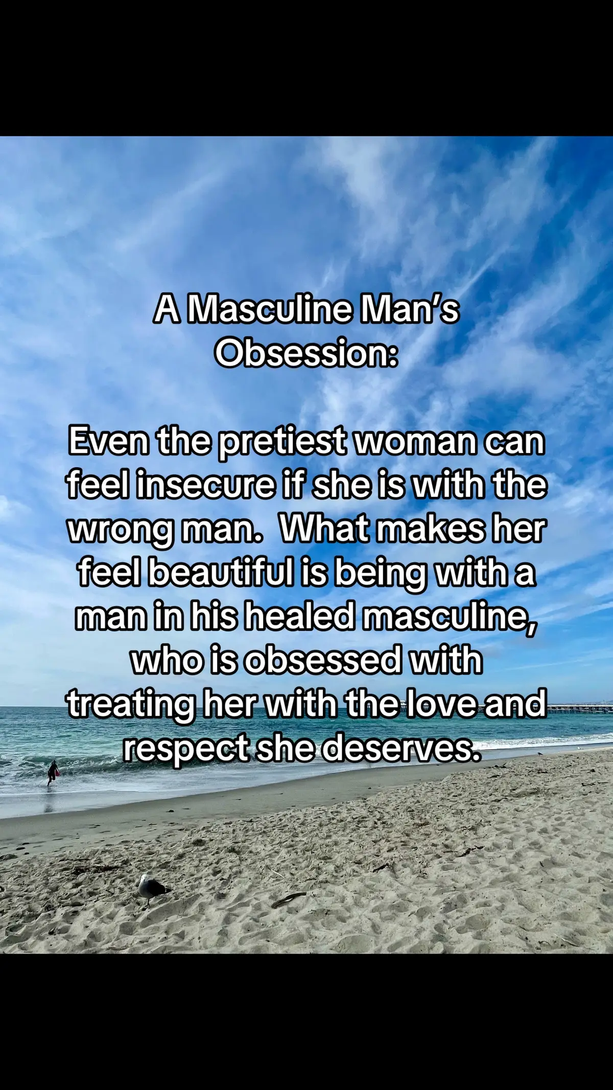 A healed man will be obsessed with treating her with all the love he has to give. #thedaddyuniversity #unquietwoman #mypersonpreptalk #fyp #foryou #foryoupage #fypage #viral #divinemasculine #divineunion #divinefeminine #obsessed #