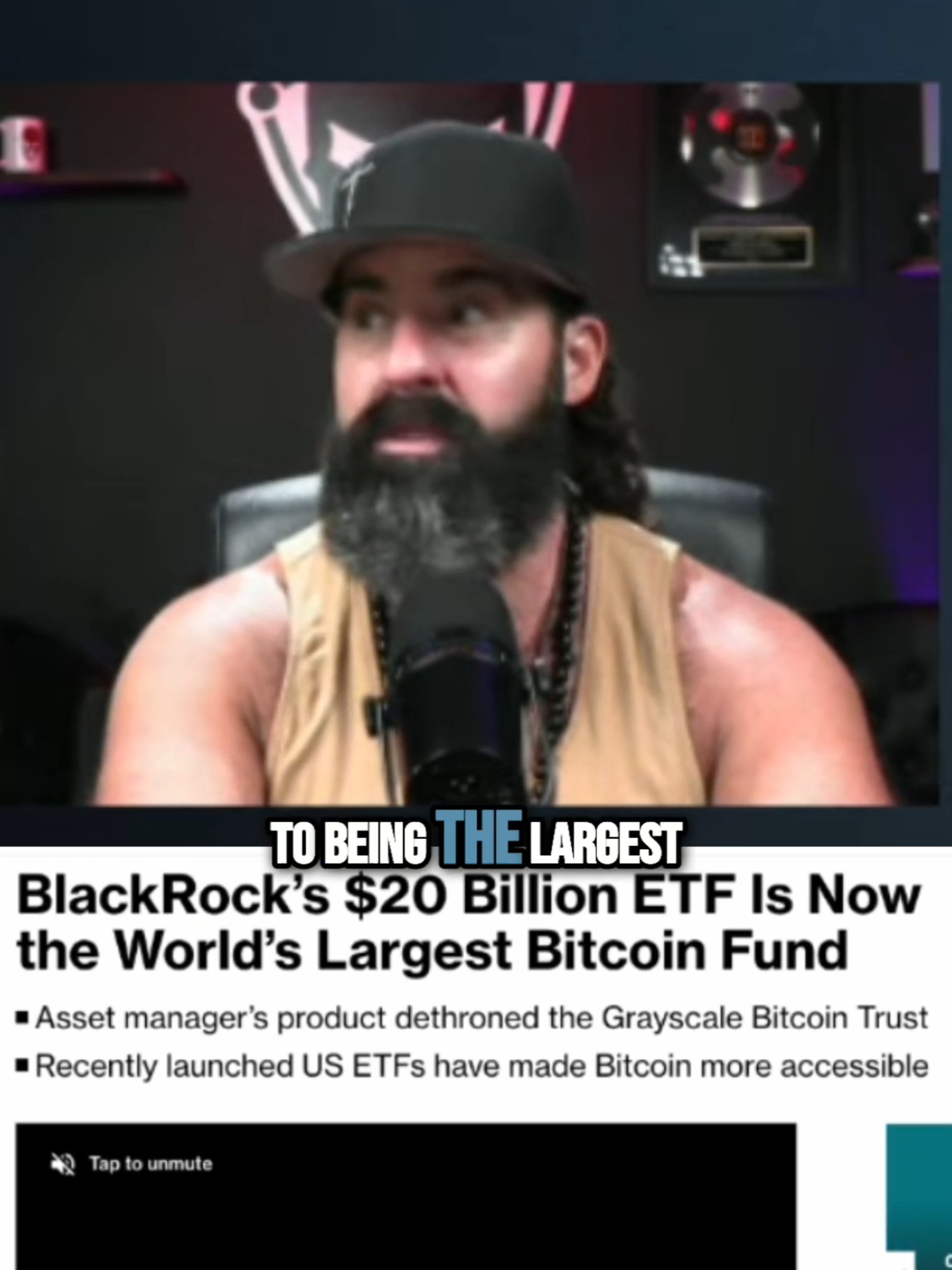 BlackRock's Bitcoin Shift! #crypto #bitcoin #cryptocurrency #investing #moneytok