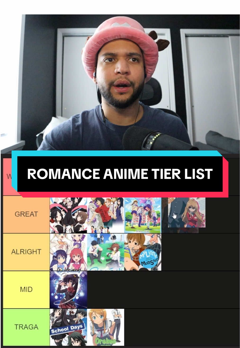 the BEST romance anime tier list😤 #romanceanime #anime  #animerecommendations #animes #animefyp #animetiktok #creatorsearchinsights 