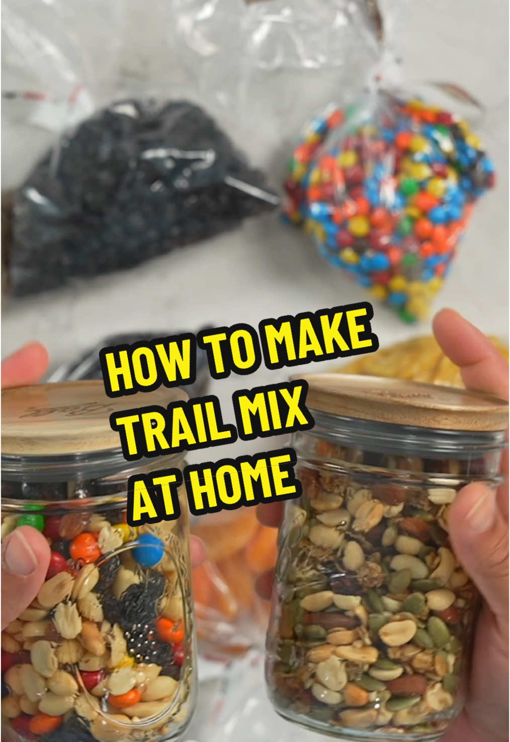 How to make cheaper trail mix at home #trailmix #Recipe #trailmixrecipe #problemsolved