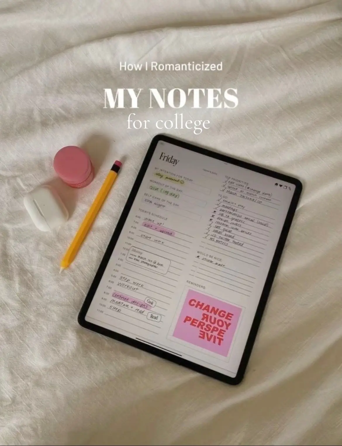 first week of college 😆#college #notes #ipad #school #schoollife #organize #neat #aestheticnotes #aesthetic