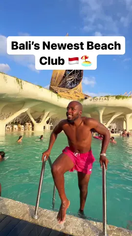 Would you visit Bali’s Newest Beach Club? 🏖️  #travel #traveltiktok #bali 