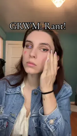 It’s time for a GRWM rant!  . . ✨Makeup Details✨  Concealer: @Fenty Beauty  Skintint: @Supergoop  Blush: @caliray beauty  Red Liner: @NYX Professional Makeup  Eyeshadow: @tarte cosmetics  Mascara: @ILIA Beauty  . . #makeup #teacher #students #grwm #rant 