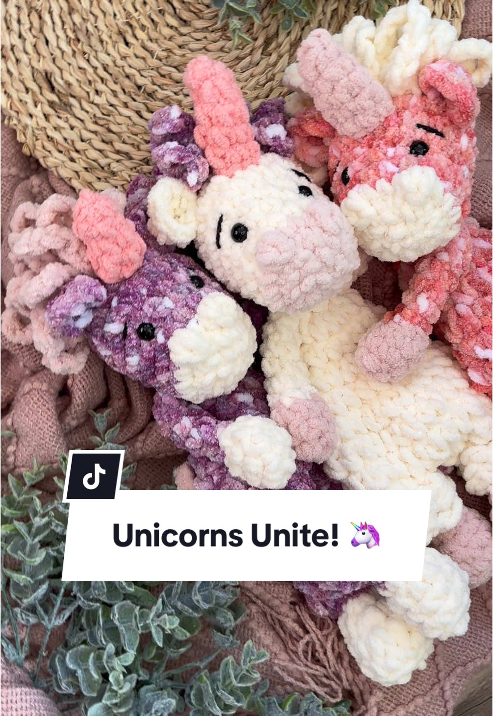 Unicorn Crew 🦄 #crochet #brenleycreations #giftsforkids #unicornthemedbirthday #unicorns #handmade #etsyseller 