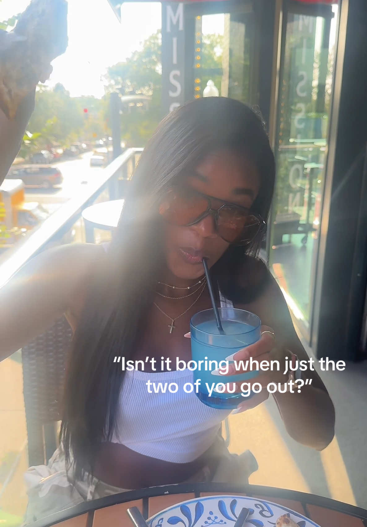 Always a good time with the girly pops ft. bottomless margs and quesadilla #besties #blackgirltiktok #fyp #getitsexyy #brunchtok @Dev 