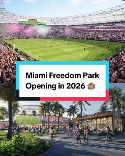 @InterMiamiCF’s new home ‘Miami Freedom Park’ coming in 2026 🏟️ #MLS #Soccer #stadium #intermiami #miami #field #messi 