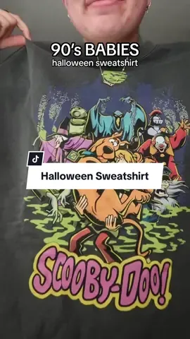 Halloween Sweatshirt 🔥  #90s #90skids #halloweensweatshirt #halloween #halloweenvibe #lovehalloween #halloweenlover #halloweenaddict 
