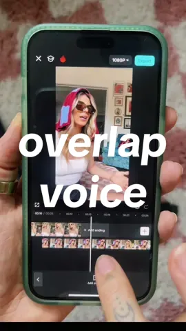 Replying to @tashmaster here’s how to overlap voice when you have two characters talking back and forth in your videos  Check out my course, The Video Editing Rodeo, to dive deeper into the world of editing! #editingtips #editing101 #editingtips #capcuttips #editingcourse 
