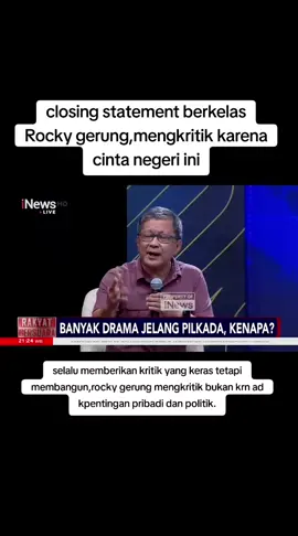 #rakyat bersuara#rocky gerung#closing statement