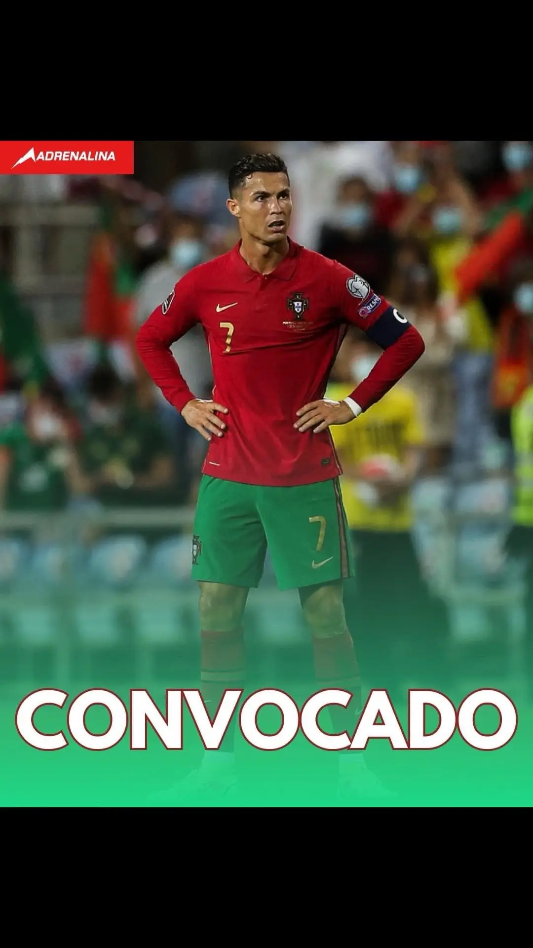 ⚽️ Luego de no conseguir anotar en la Eurocopa 2024 con Portugal, Cristiano Ronaldo volverá a buscar el gol con la selección portuguesa tras ser convocado por el técnico Roberto Martínez para enfrentar a Croacia y Escocia. #Adrenalina